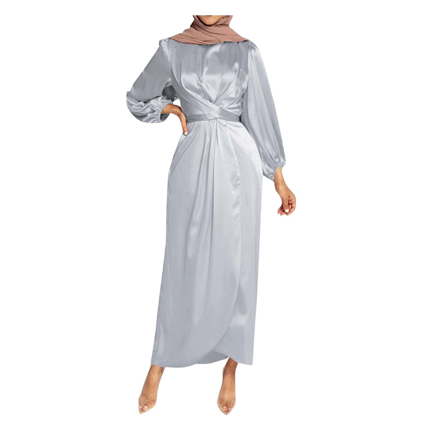 2023 Abaya Dubai Muslim Fashion Hijab Dress Kaftan Islam Clothing African Maxi image 0