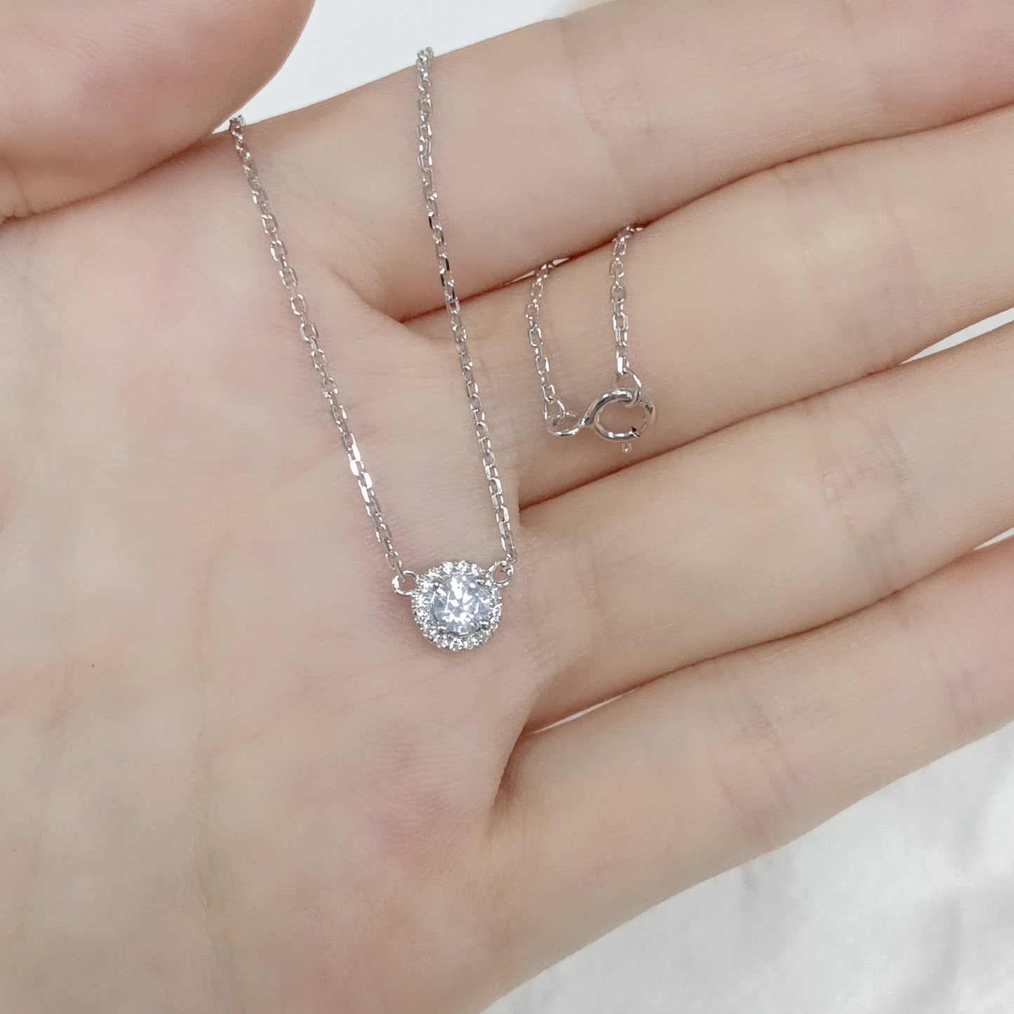 GEM'S BALLET Fine Gold Jewellery Moissanite Lab Diamond 9K 10K 14K 18K Solid Go image 6