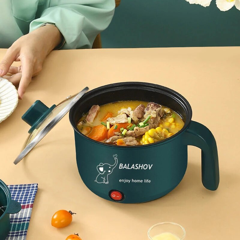 Mini Electric Cooker Non-stick Cooking 1-2 People Single/Double Hot Pot steamer image 5