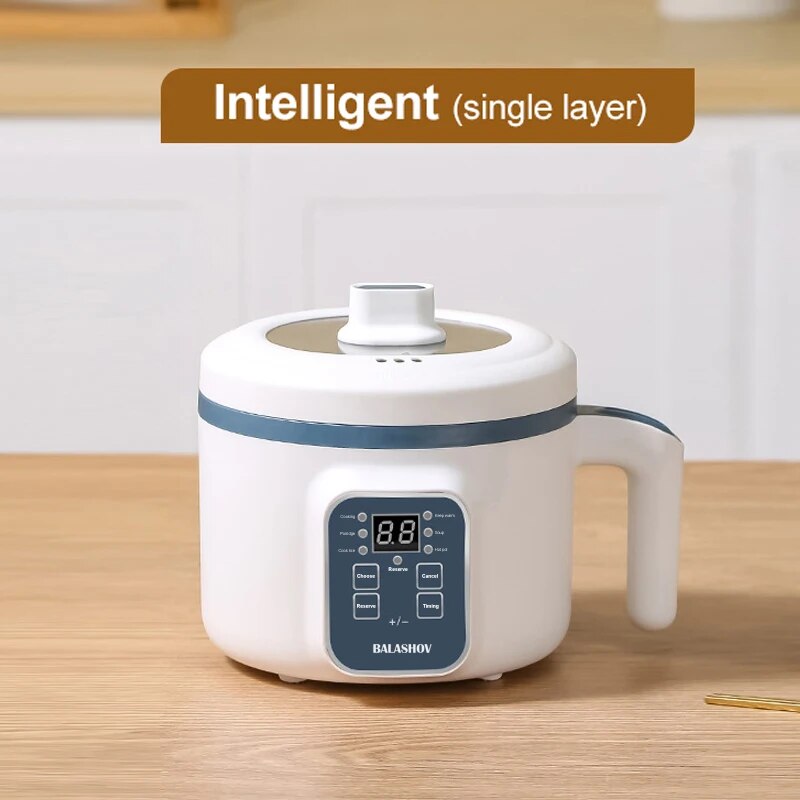 220V Electric Rice Cooker Single Double Layer Multi Cooker Non-Stick Hotpot Pan image 2