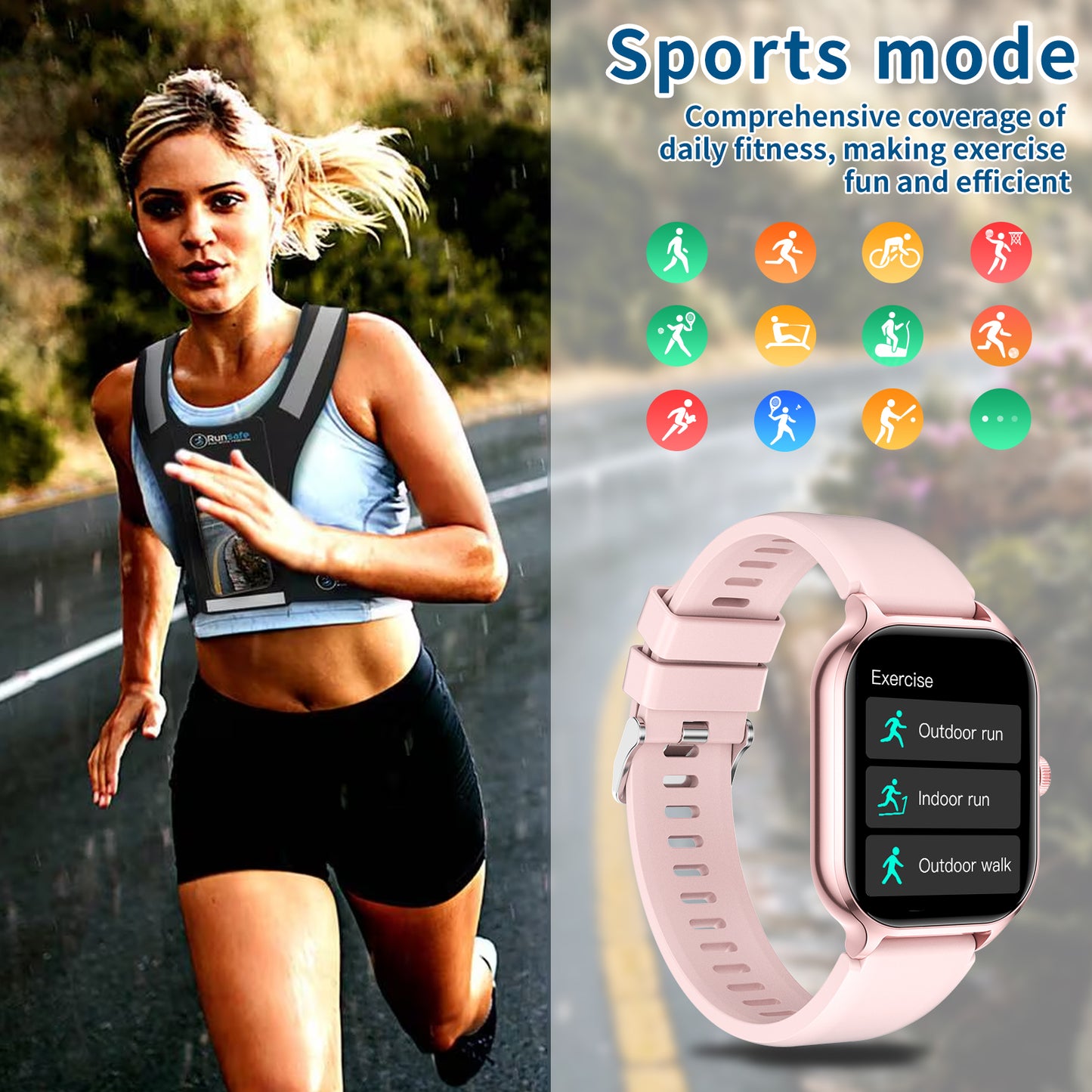 Smart watch, wireless calling /dial, multi -Sport mode,Suitable for men and wom image 6