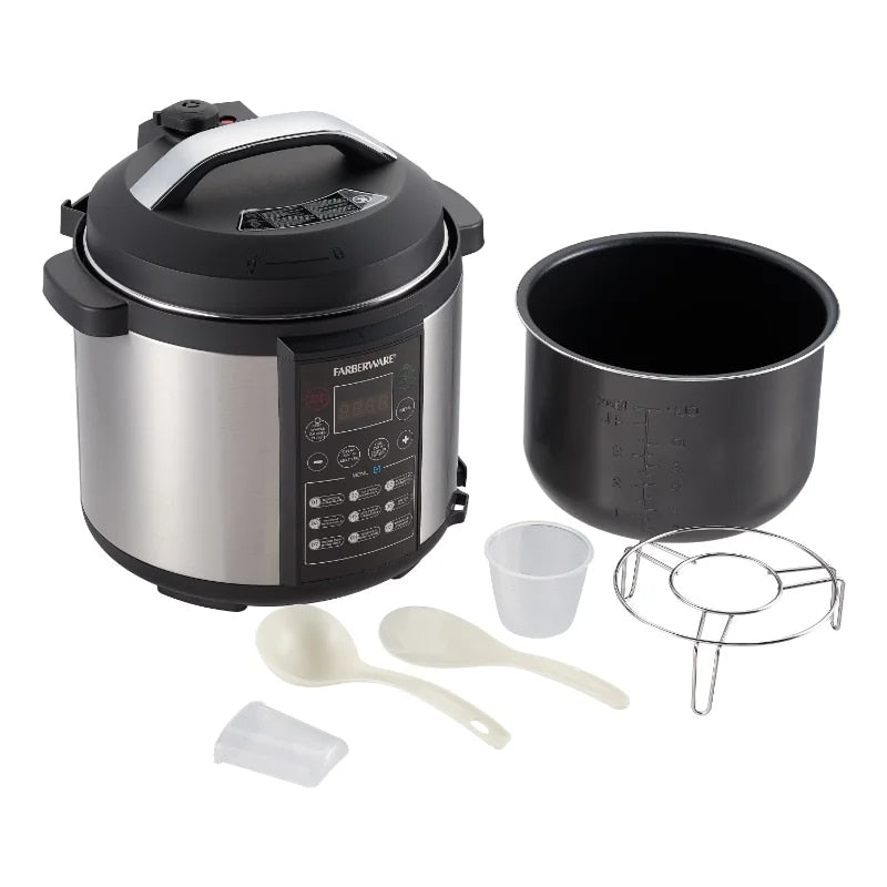 Farberware Programmable Digital Pressure Cooker, 6 Quart image 1