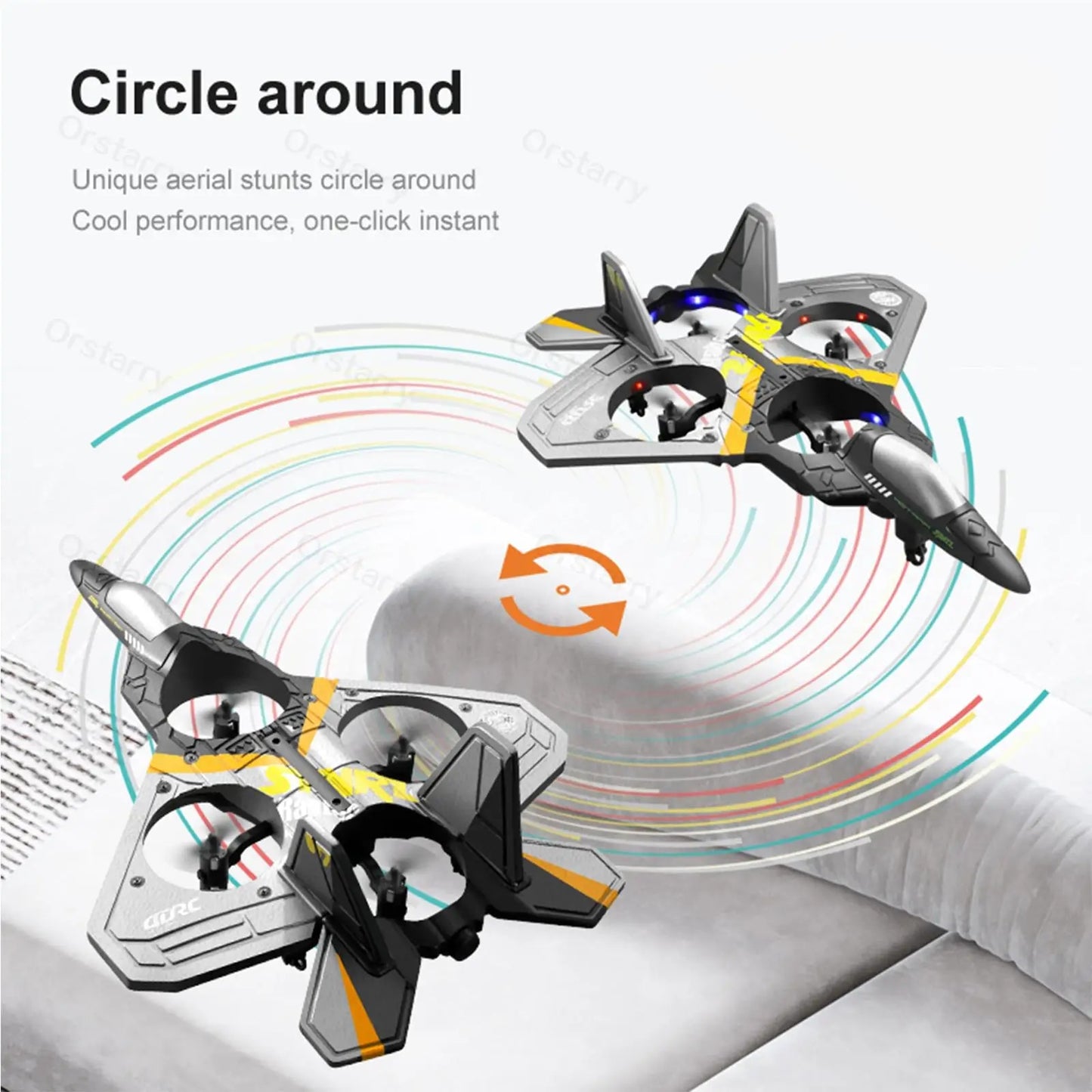 V17 RC Remote Control Airplane 2.4G Remote Control Fighter Hobby Plane Glider A image 10