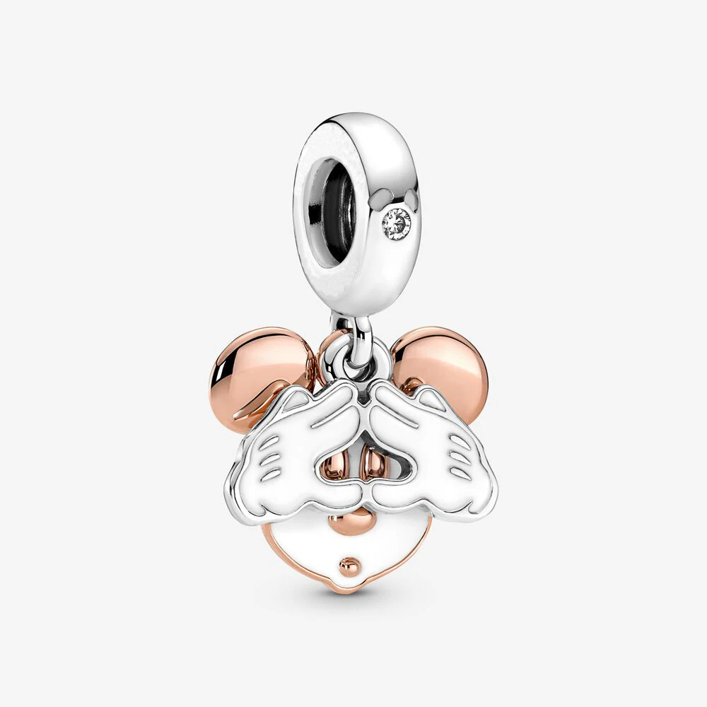 925 Silver Disney 100th Princess Pumpkin Cart Mickey Minnie Dumbo Charm Stitch image 28