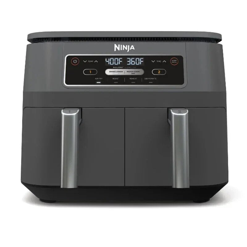 8 Qt 4-in-1 Air Fryer with 2-Basket, featuring DualZone™ Technology, DZ100WM image 1