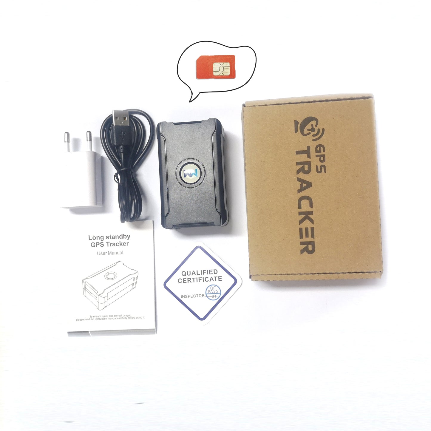 30 Days Long Last GPS Tracker No APN Setting Car Truck Taxi Tracking with Sim C image 1