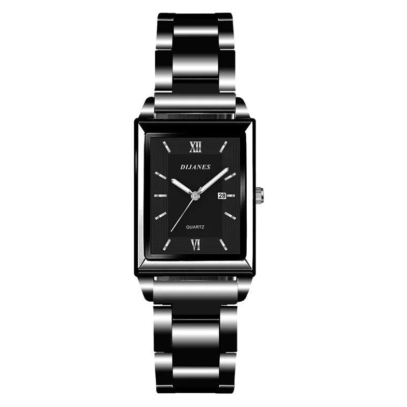 Fashion Men's Calendar Sport Casual Leather Wristwatch Luxury Business Golden S image 9