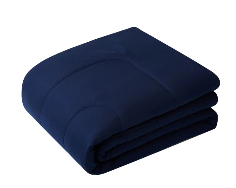 Mainstays Navy 7 Piece Bed in a Bag Comforter Bedding Set with Sheets image 4