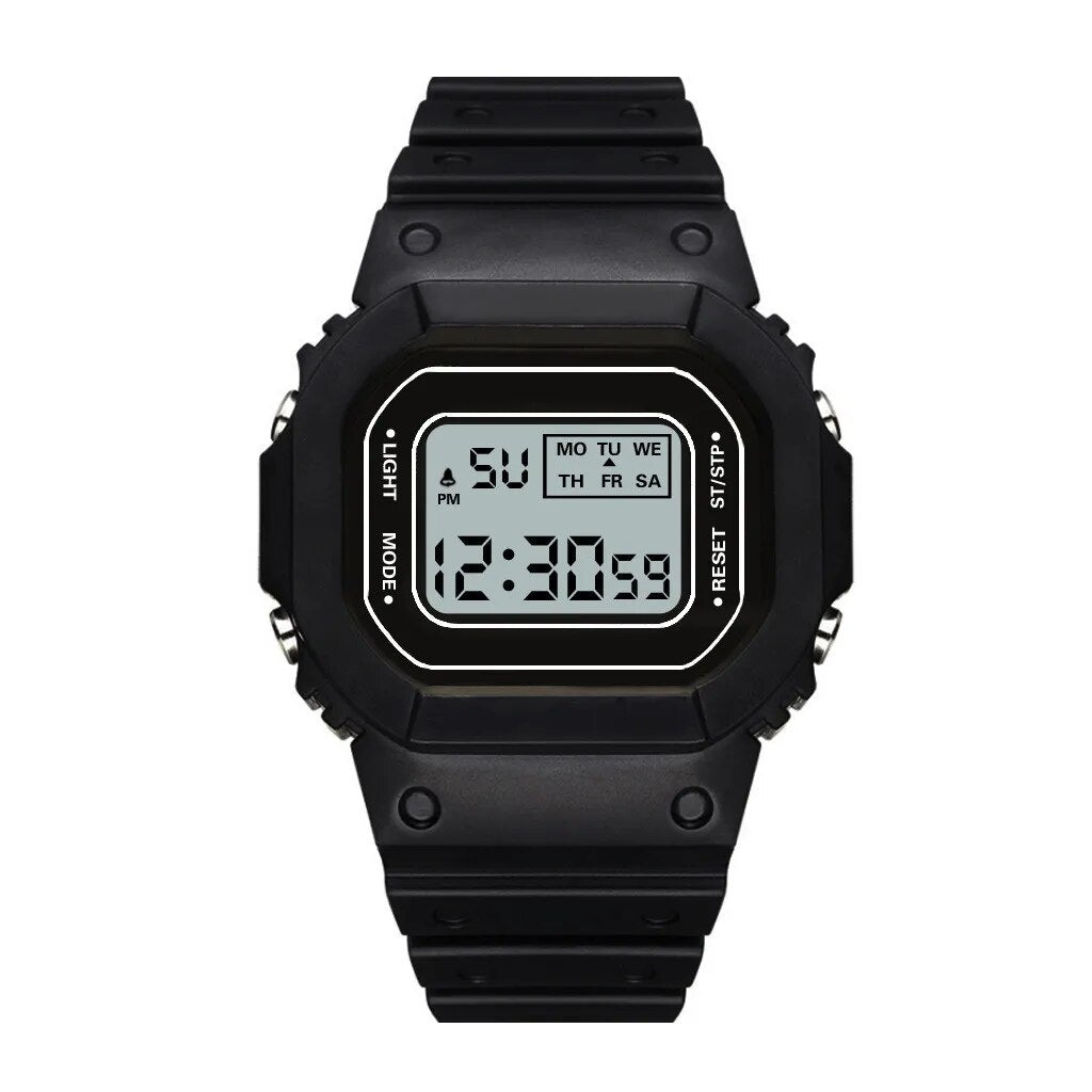 Fashion Men Women Watches Gold Casual Transparent Digital Sport Watch Lover's G image 10