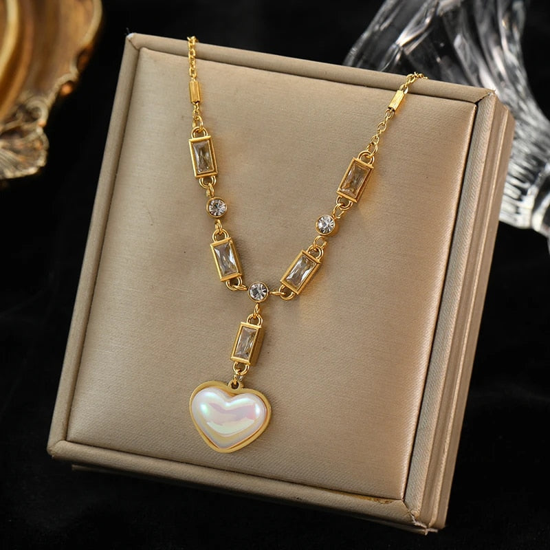EILIECK 316L Stainless Steel Gold Color Hollow Ball Beads Pendant Necklace For image 7