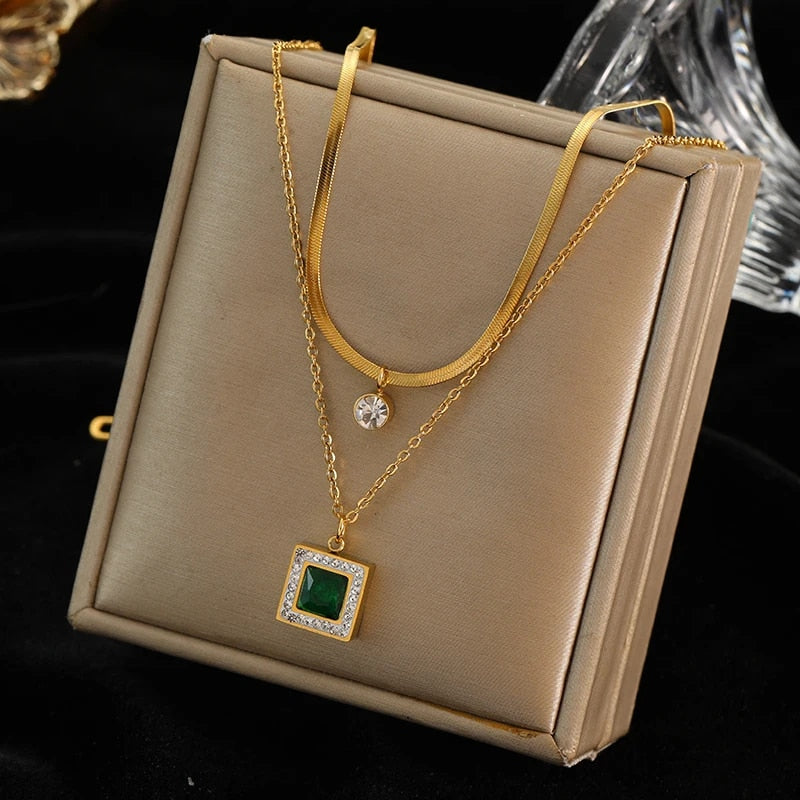 EILIECK 316L Stainless Steel Gold Color Hollow Ball Beads Pendant Necklace For image 8