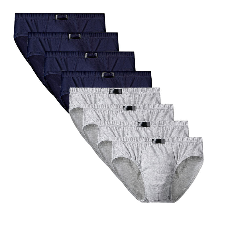 8Pcs Fashion Men's Panties Mens Cotton Underwear Men Briefsr Bikini Pant Men C image 3