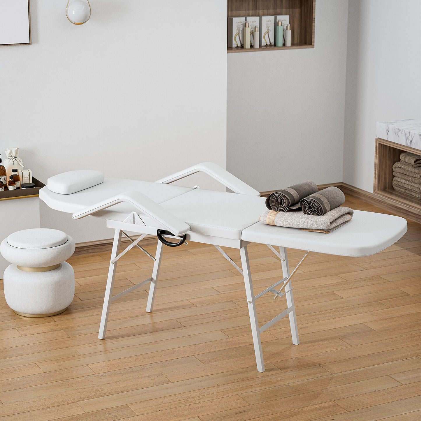 Two Colors Massage Table Beauty Salon SPA Tattoo Bed Facial Chair image 6