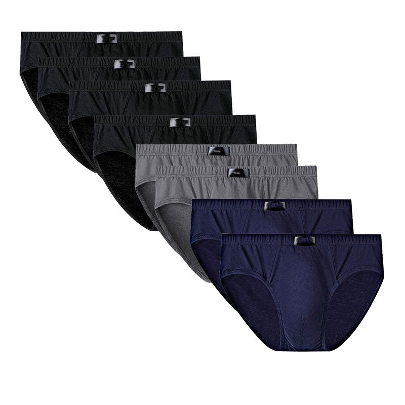 8Pcs Fashion Men's Panties Mens Cotton Underwear Men Briefsr Bikini Pant Men C image 9