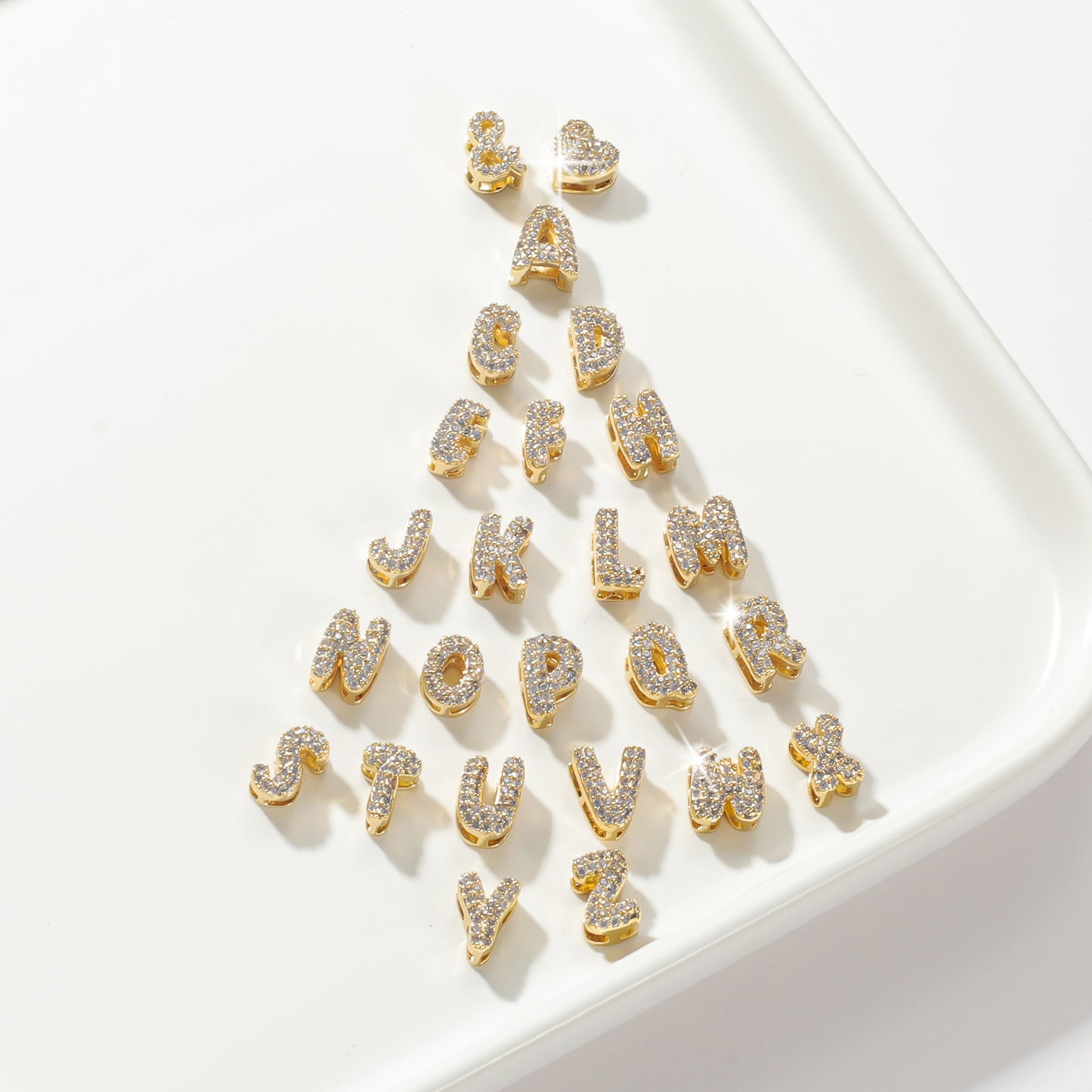 New Personalized Puff Name Pendant 18k Gold Plated Jewelry 3D Bubble Customize image 7
