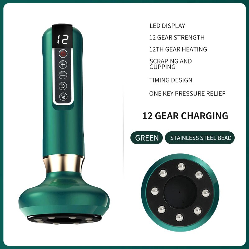 Scraping Infrared Heat Slimming Massage Tricolor Electric Scraping Instrument A image 7