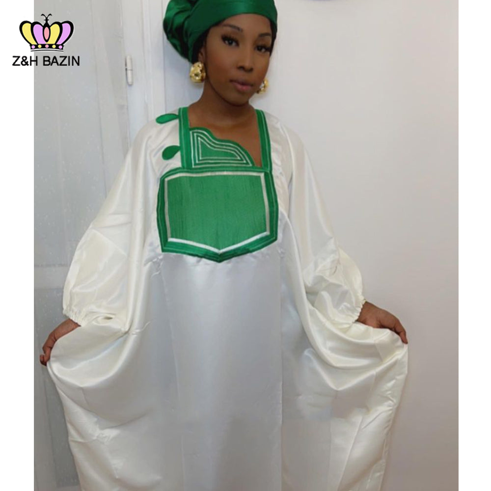 African Dresses For Women Turkey Party Dresses Satin Evening Gowns Long Dashiki image 0