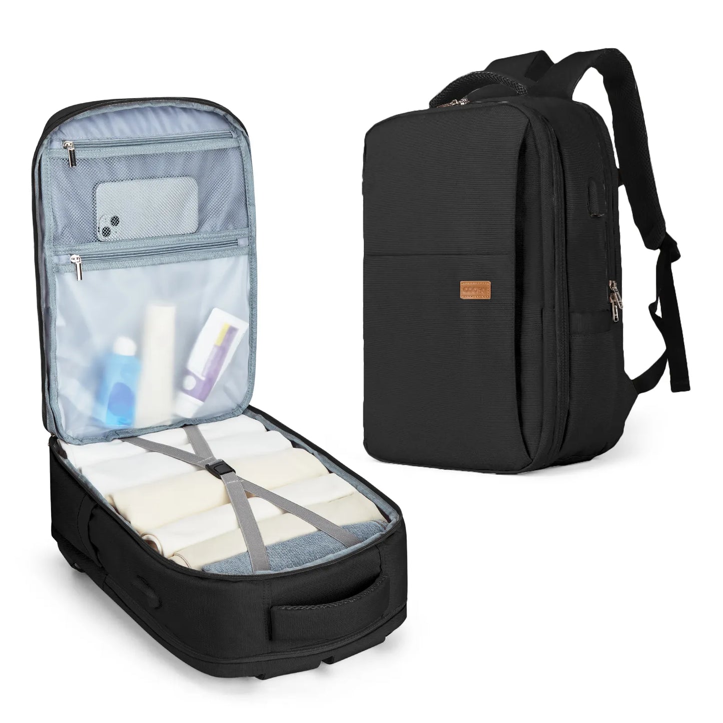 Laptop Backpack for Women, Large Travel Backpack Airline Approved with Luggage image 1