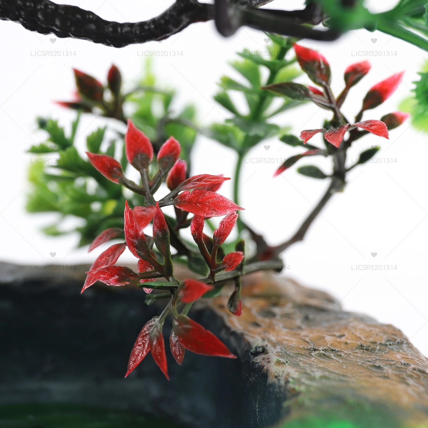 Indoor Fountain Waterfall Table Fountain Decoration Water Feature with Colour C image 6