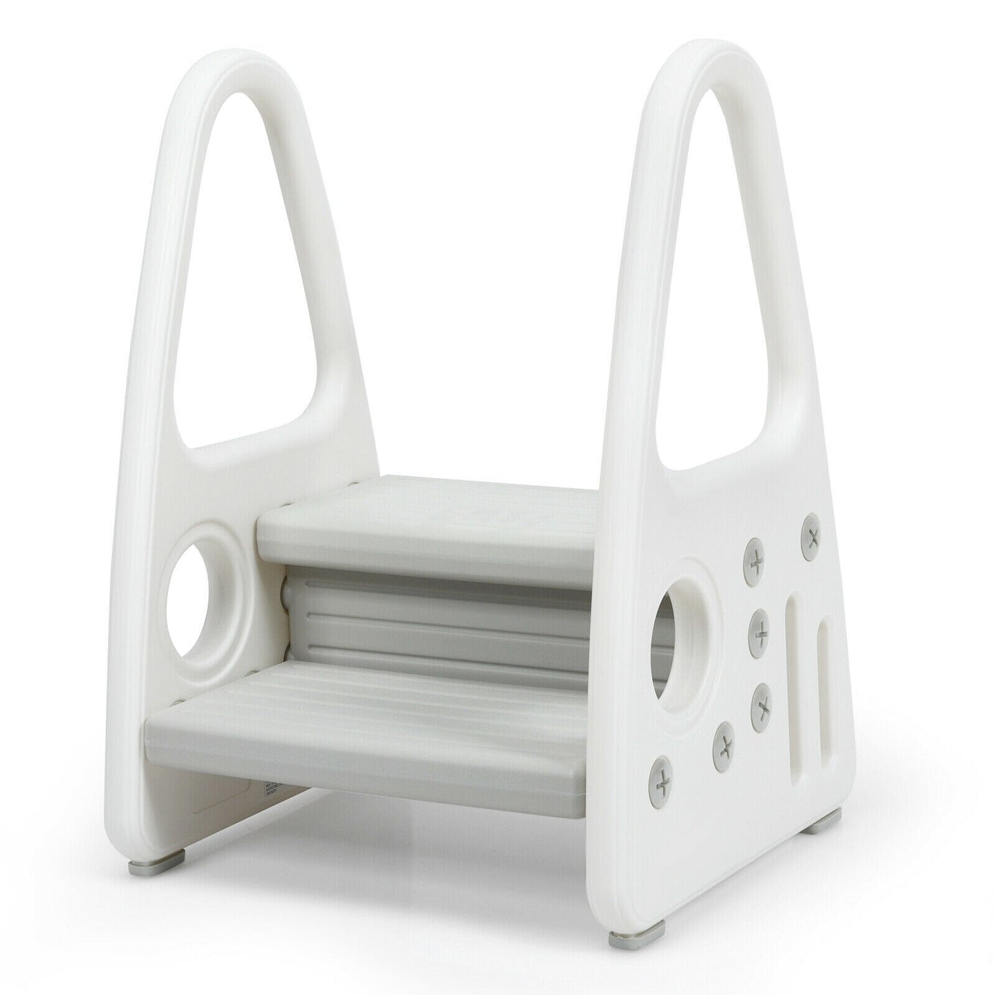 Kids Step Stool Learning Helper w/Armrest for Kitchen Toilet Potty Training image 3
