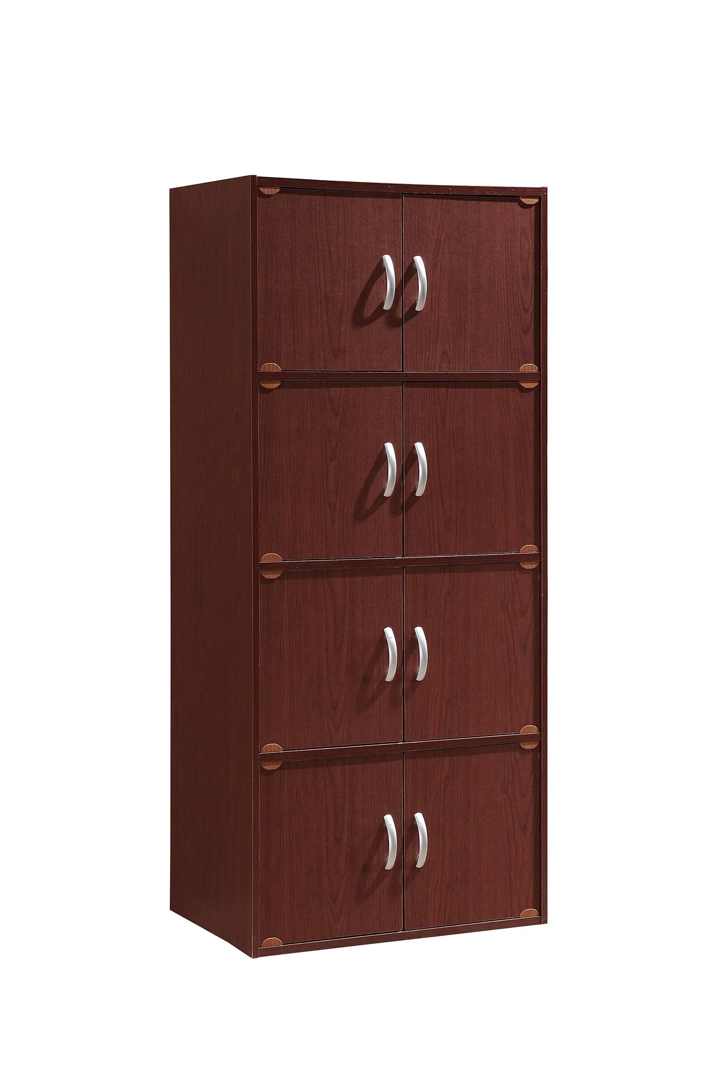 4-Shelf, 8-Door Multipurpose Cabinet, Multiple Colors closet organizer Living R image 0