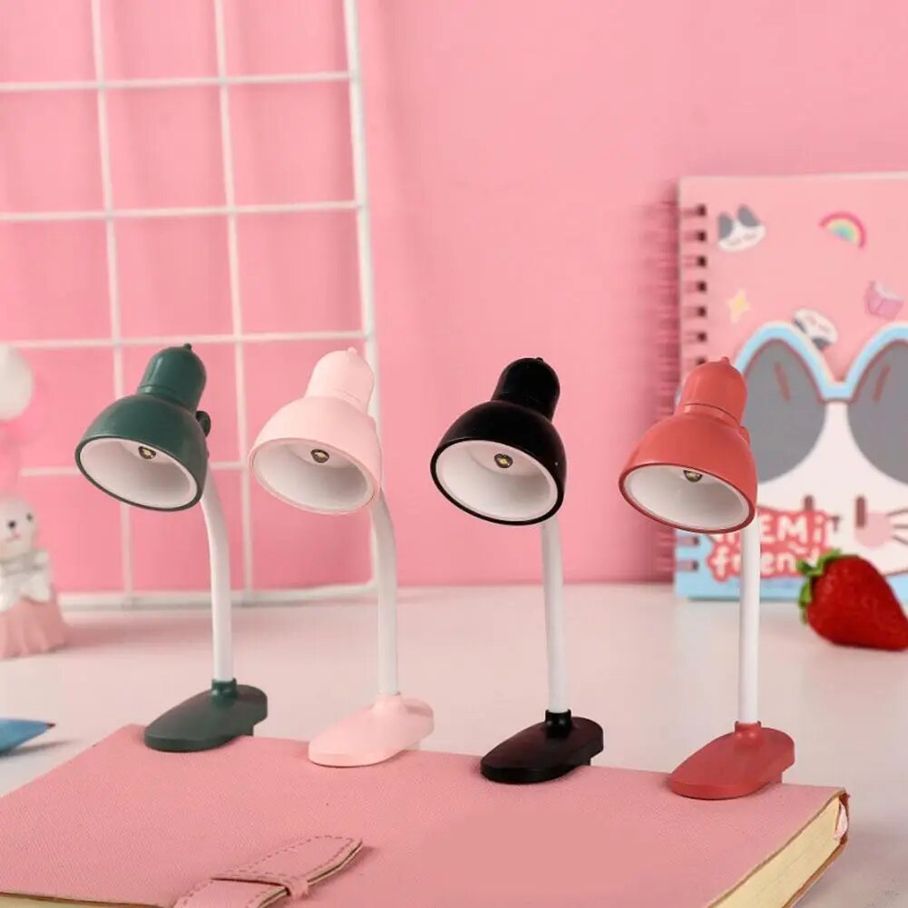 Mini Book Light Foldable Table Desk Book Reading Lamp For Home Room Computer No image 1