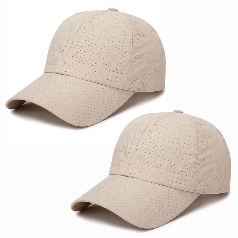 Summer Outdoor Sport Baseball Caps for Women and Men Breathable Mesh Snapback H image 3