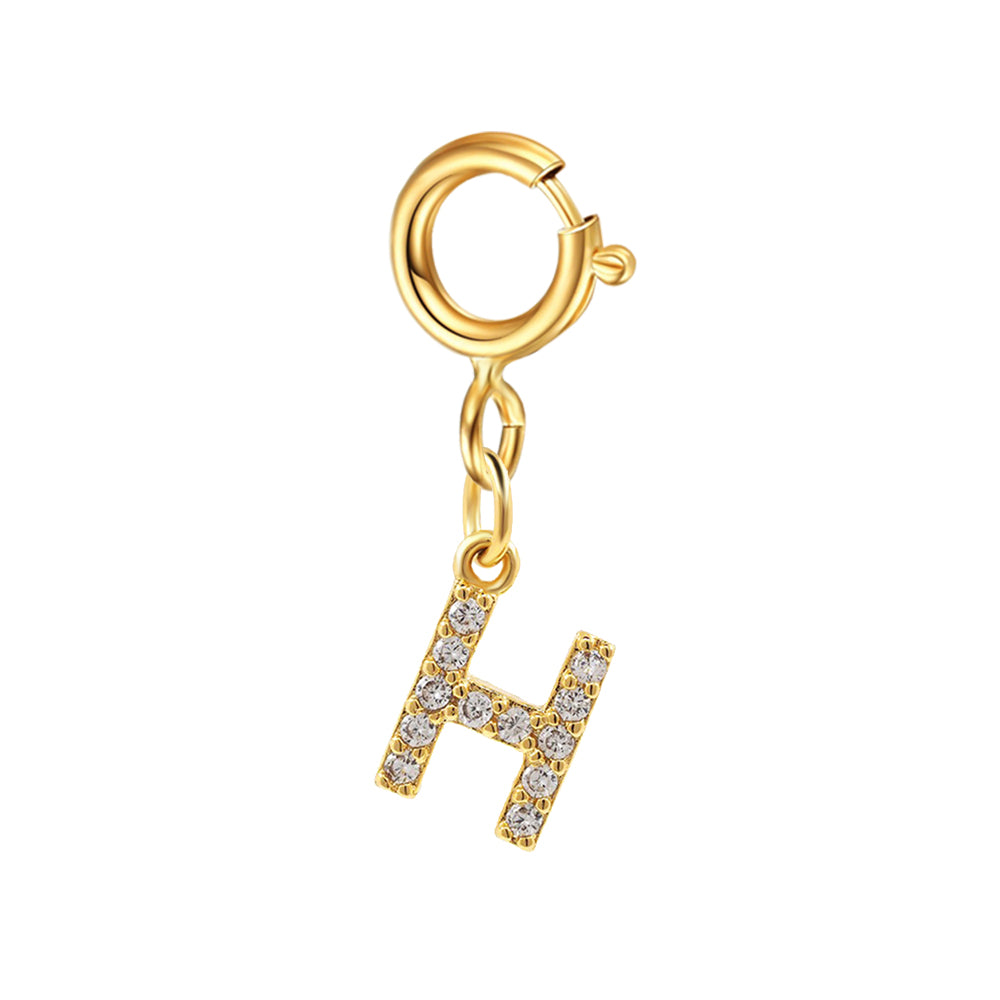 Custom Personalized diy Initial Letter Name Necklace for Women Gold color Penda image 14