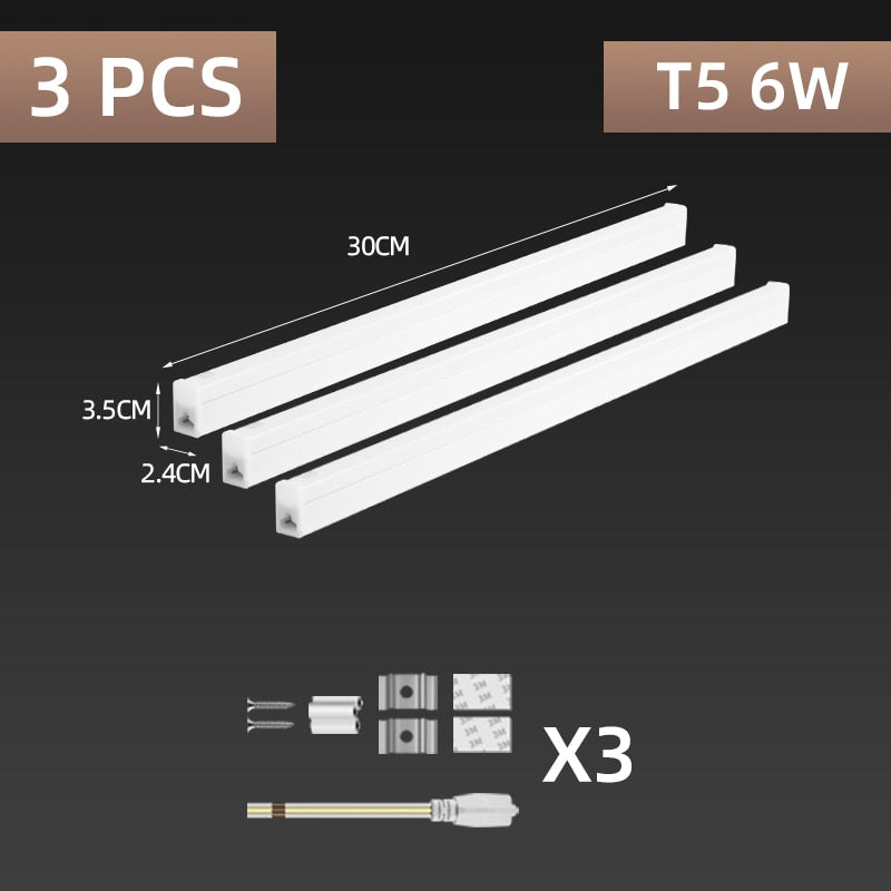 LED Lamp T5/T8 Tube Light 220V 10W Ceiling Lamp For Kitchen Bedroom Lighting Co image 2