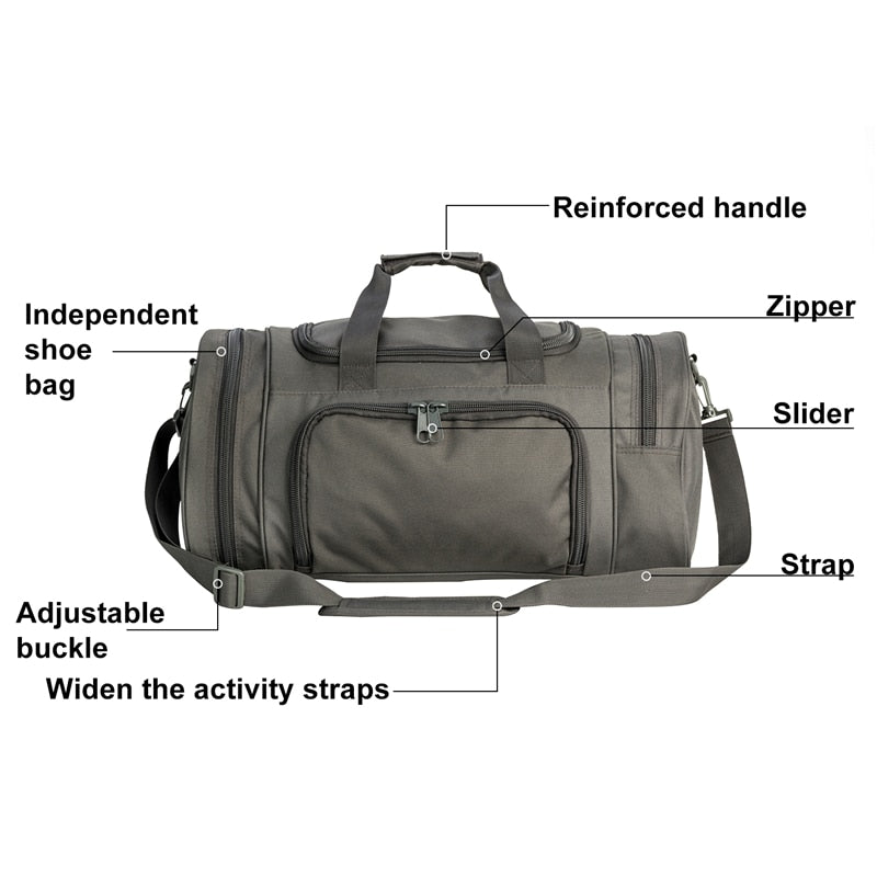 Outdoor Waterproof Travel Sport Bag Men Women Gym Bags For Fitness Training Han image 9