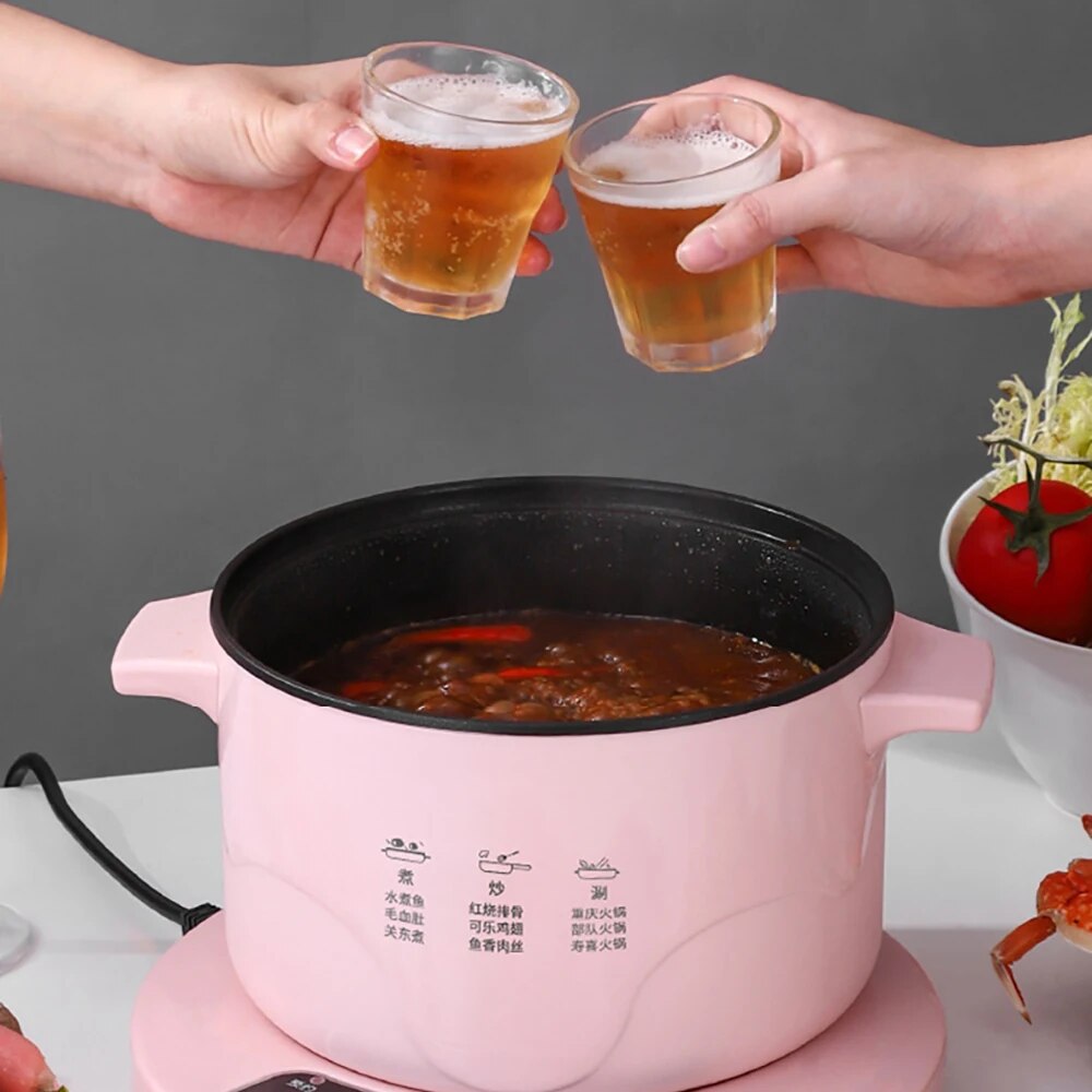 2.6L Electric Multi Cookers Heating Pan Stew Household Cooking Pot Hotpot Noodl image 5