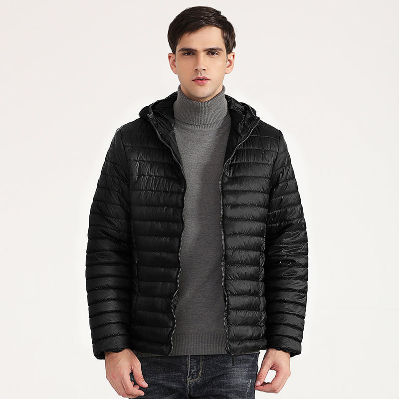 COUTUDI Lightweight Puffer Down Jackets for Men, Warm Parka, Windproof Coat, Ca image 3