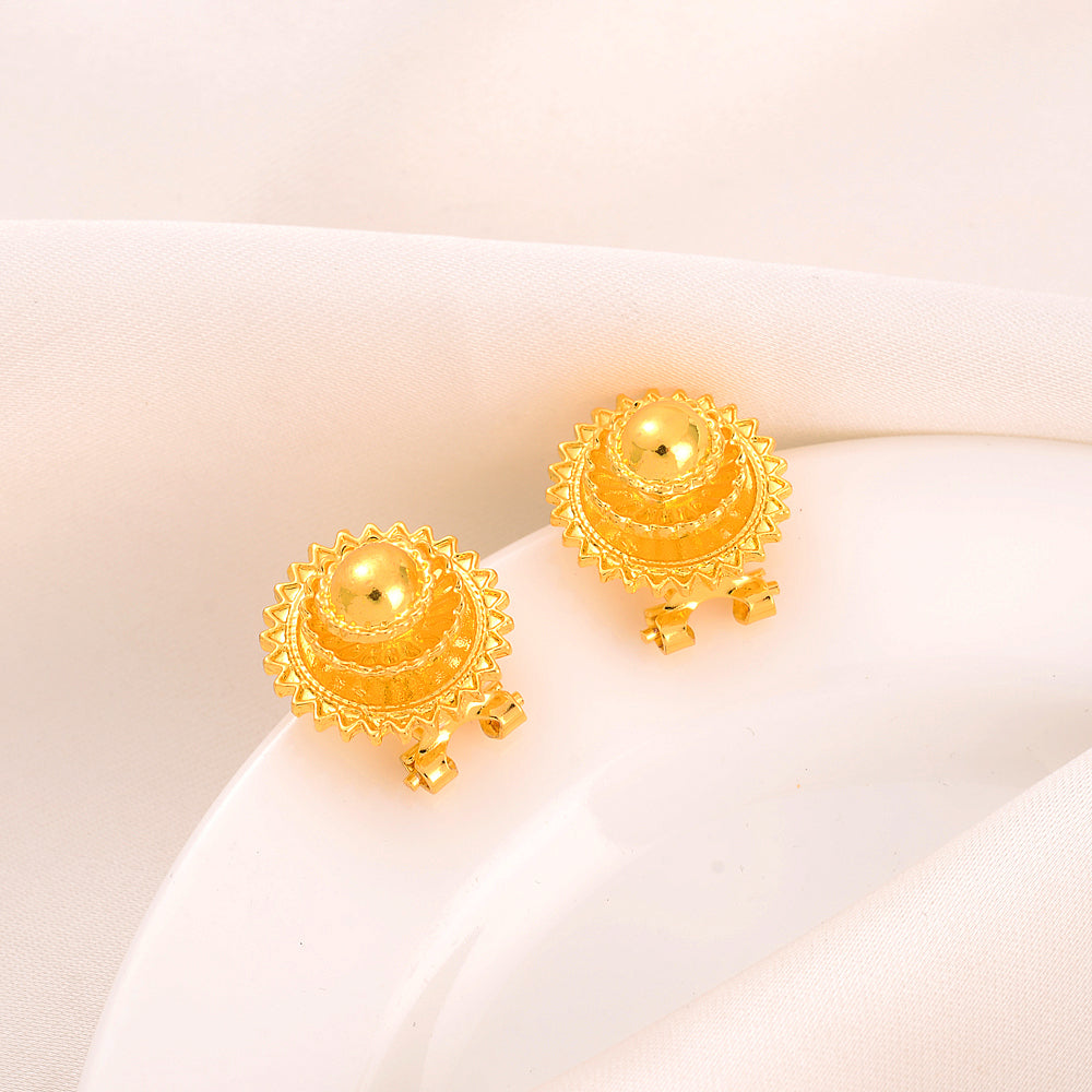 Fashion Gold Color Eritrea Set Ethiopian Polish Jewelry Necklace Ring Pendant N image 1