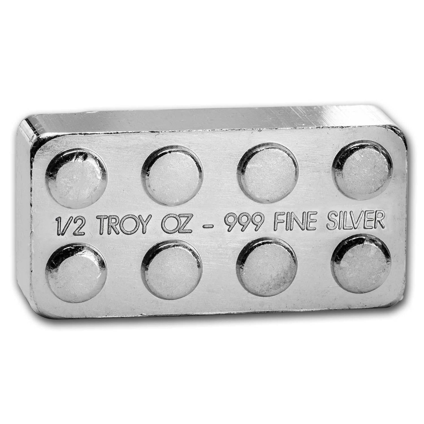 1/2 oz Silver Building Block Bars (2x4) image 1