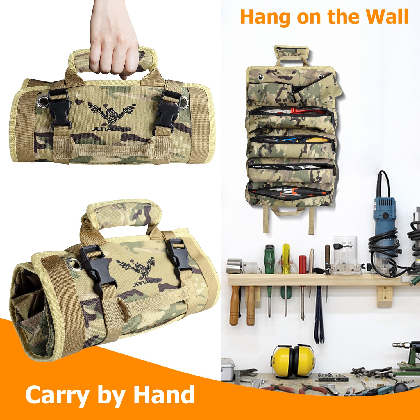 The Ryker Bag Tool Organizers - Small Tool Bag With Detachable Pouches , Heavy image 1