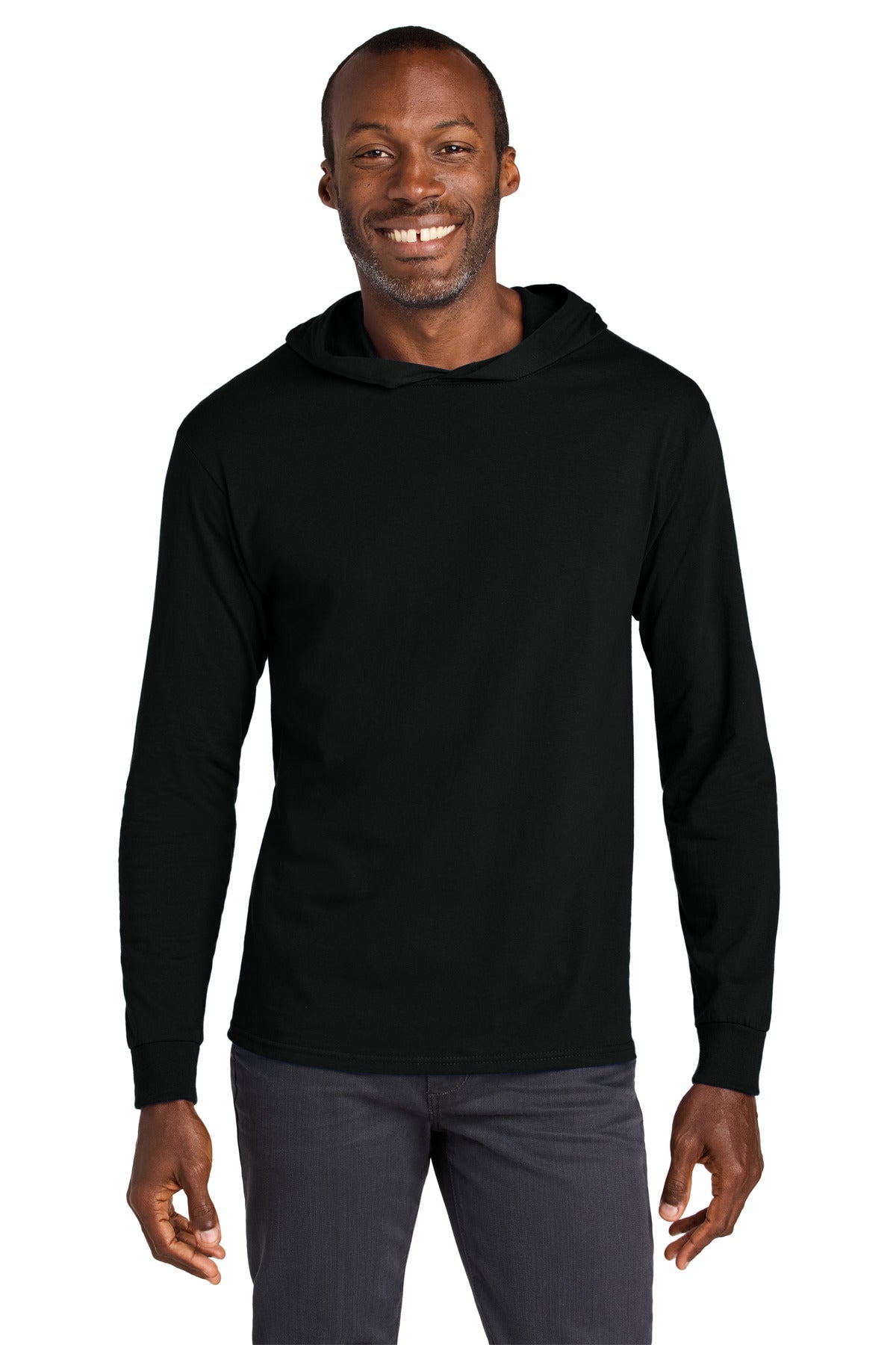 Jerzees Classicsâ„¢ Unisex Cotton Long Sleeve Hooded T-Shirt 363LH
