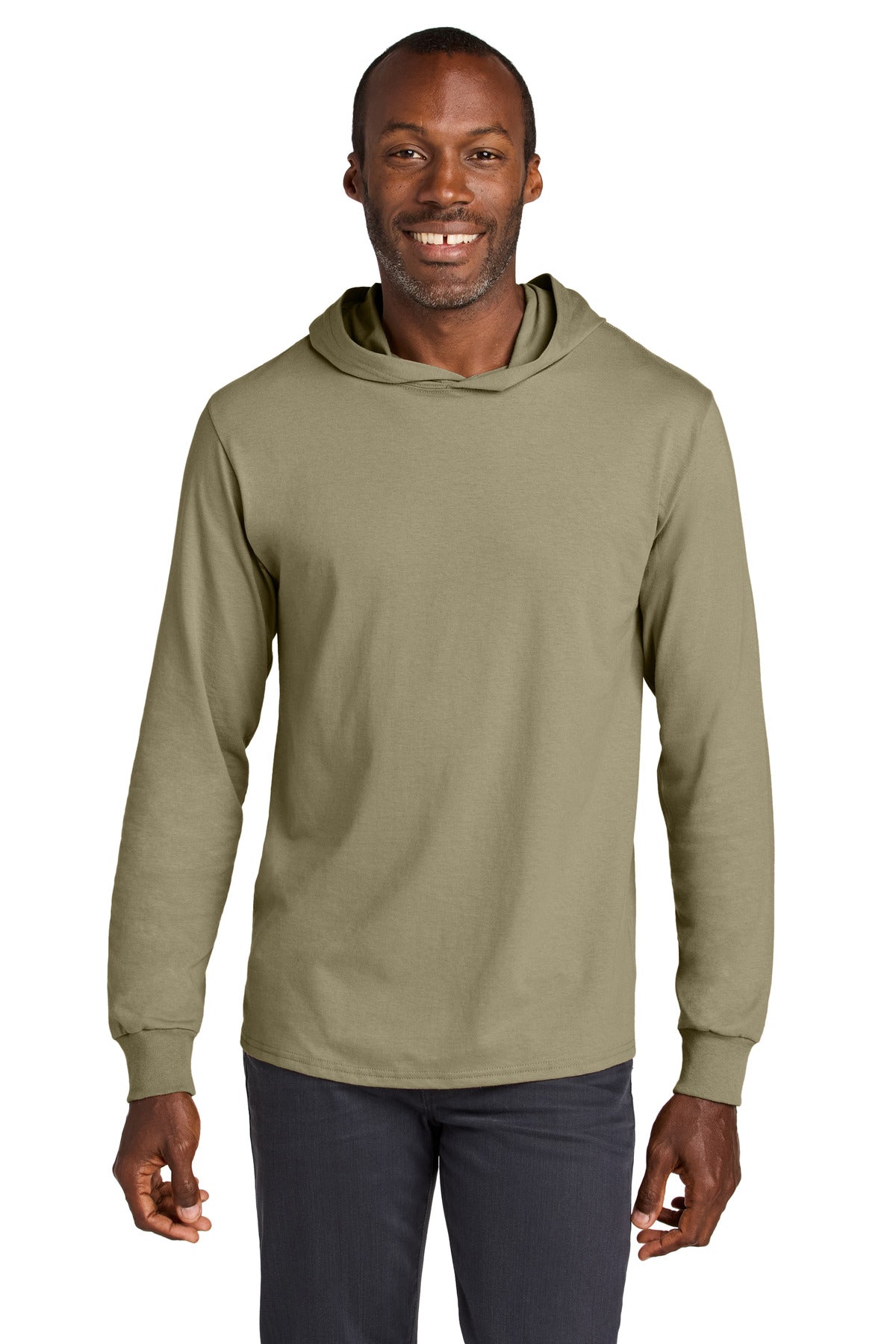 Jerzees Classicsâ„¢ Unisex Cotton Long Sleeve Hooded T-Shirt 363LH