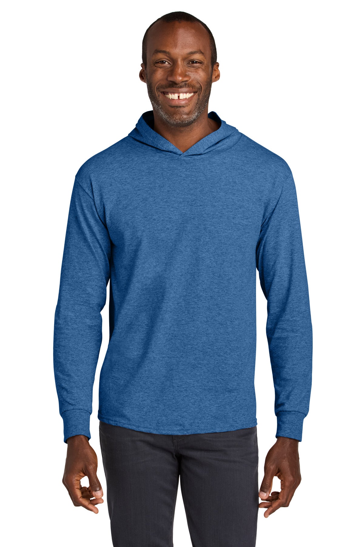 Jerzees Classicsâ„¢ Unisex Cotton Long Sleeve Hooded T-Shirt 363LH