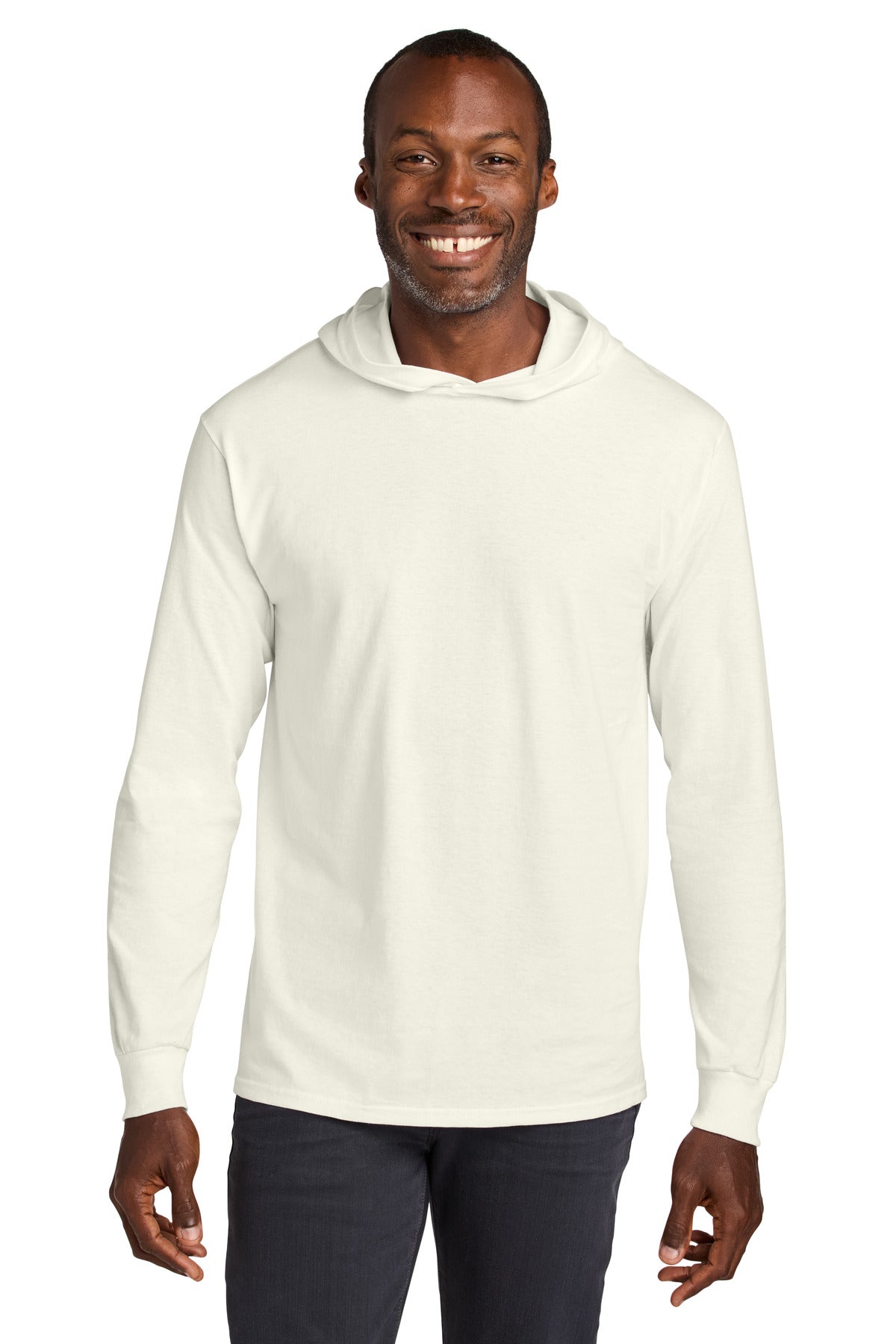 Jerzees Classicsâ„¢ Unisex Cotton Long Sleeve Hooded T-Shirt 363LH