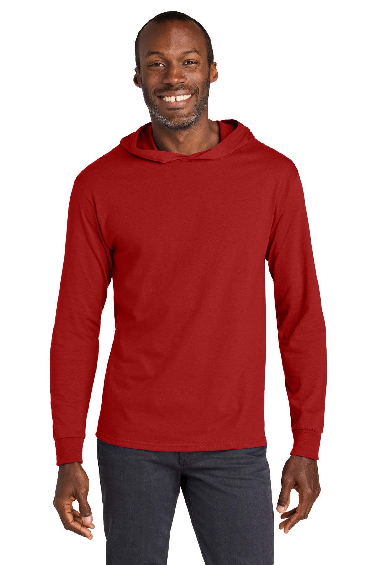 Jerzees Classicsâ„¢ Unisex Cotton Long Sleeve Hooded T-Shirt 363LH