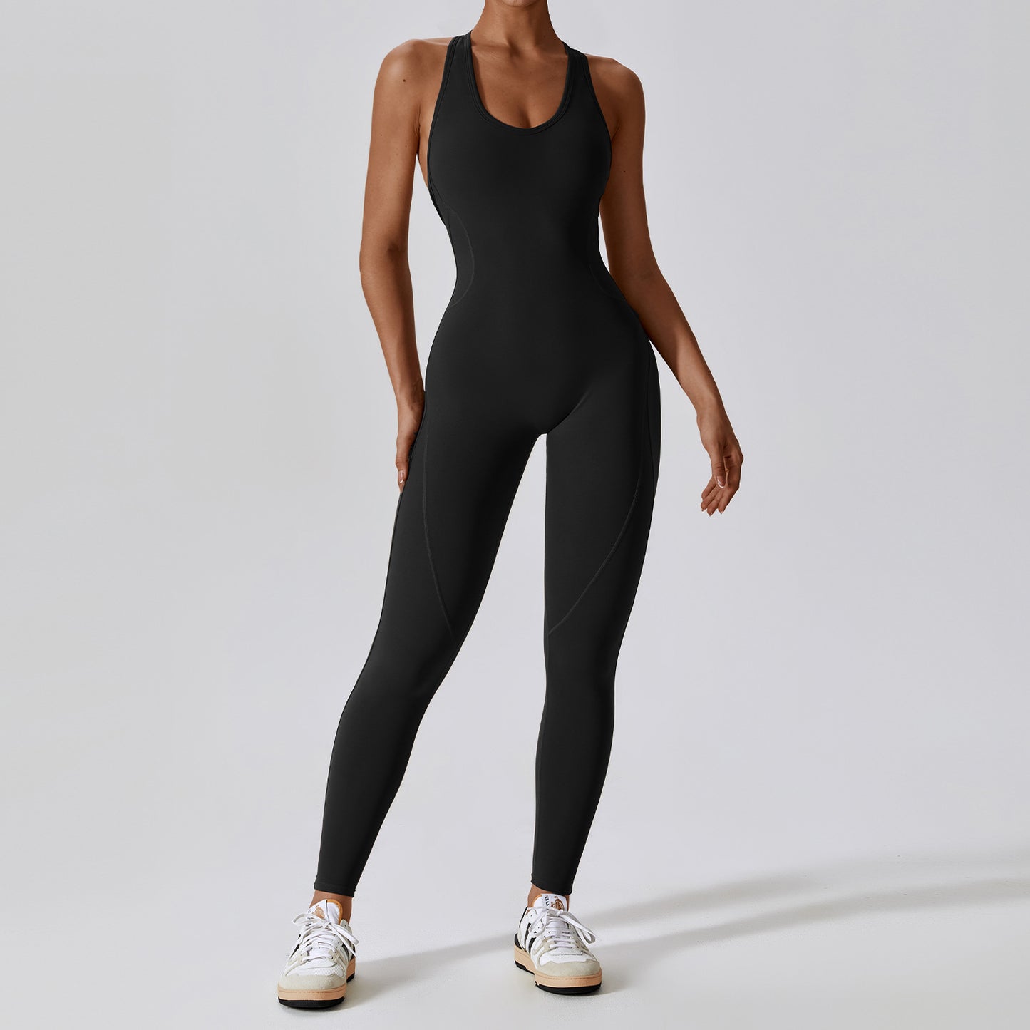 Yoga Jumpsuit Fitness Sports Overalls Gym Clothing Set Yoga Wear Pilates Workou image 2