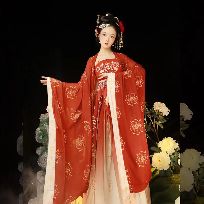 Hanfu (Tang Dynasty) Hanfu Dress Cosplay Chinese Hanfu Fairy Dress Chinese image 0