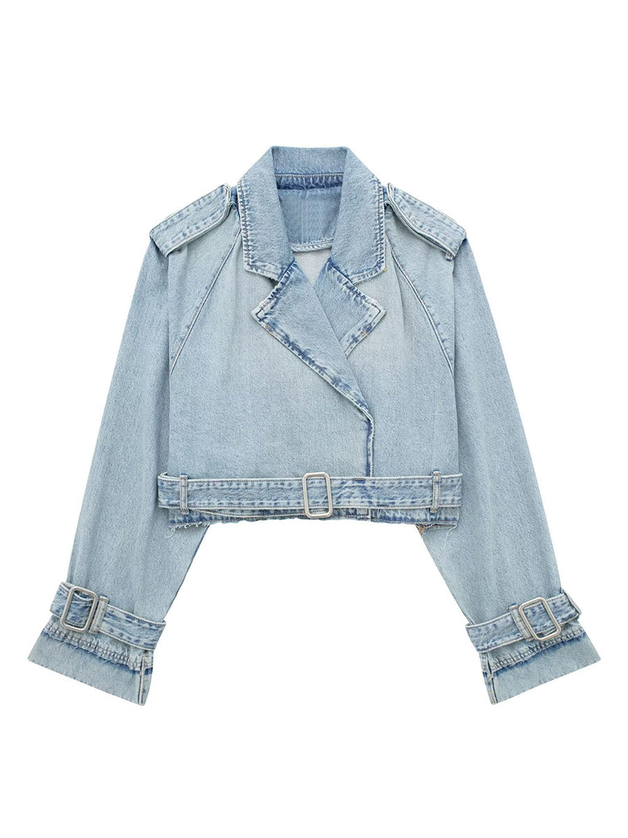 Stylish Women s Denim Jacket for Autumn Fashionistas with a Flawless Fall Look image 3
