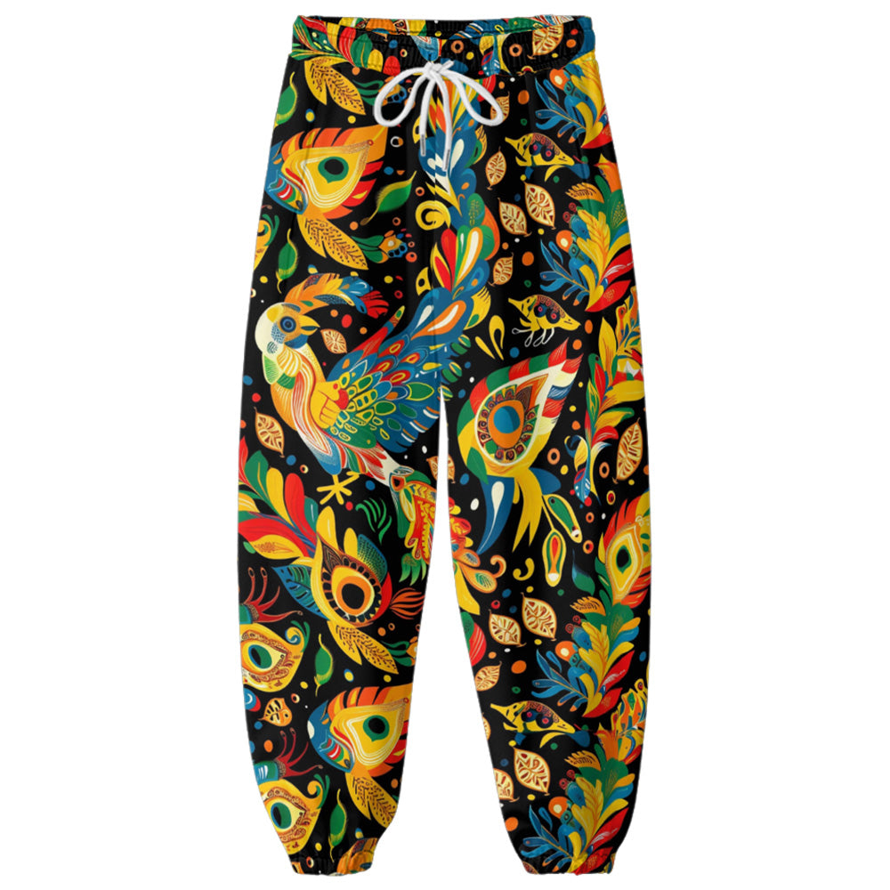 2024 New Men's Spring/Fall casual fashion style sports pants 3D printed Vintage image 3