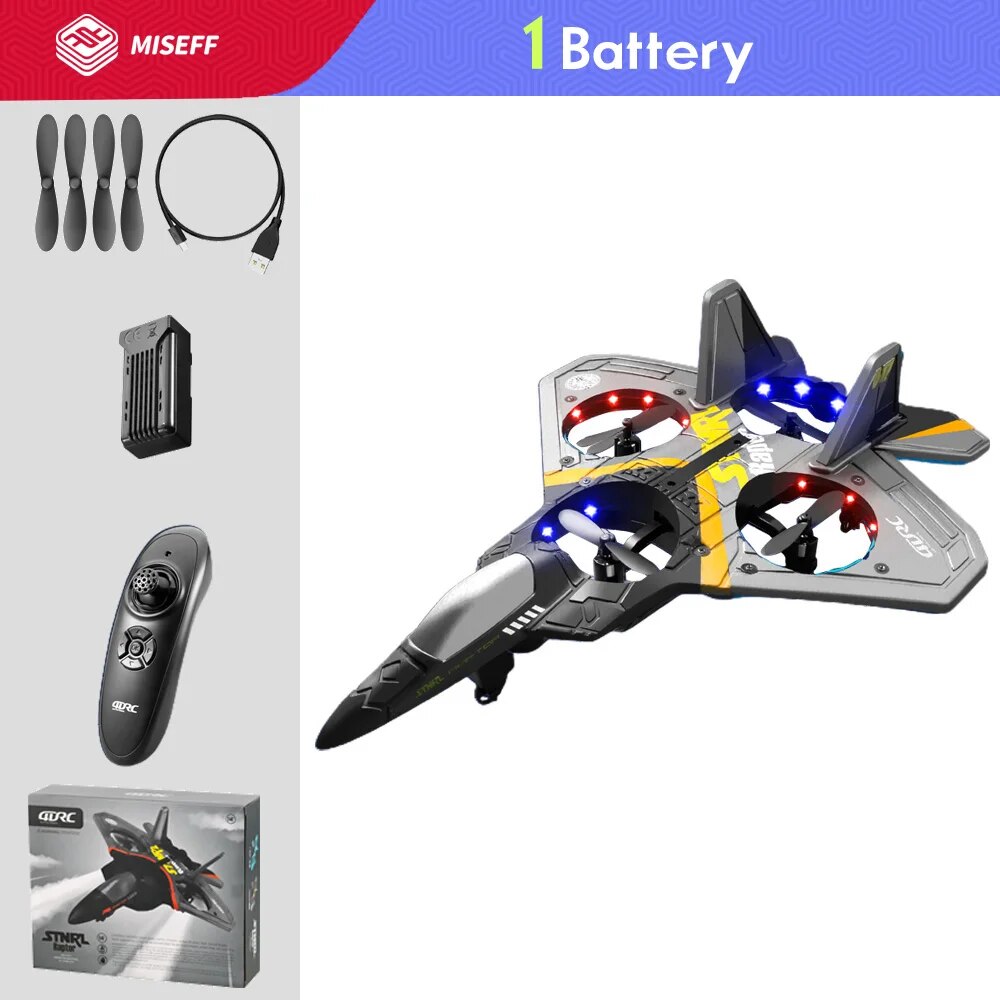V17 RC Remote Control Airplane Drone 2.4G Gravity Sensing Remote Control Plane image 7