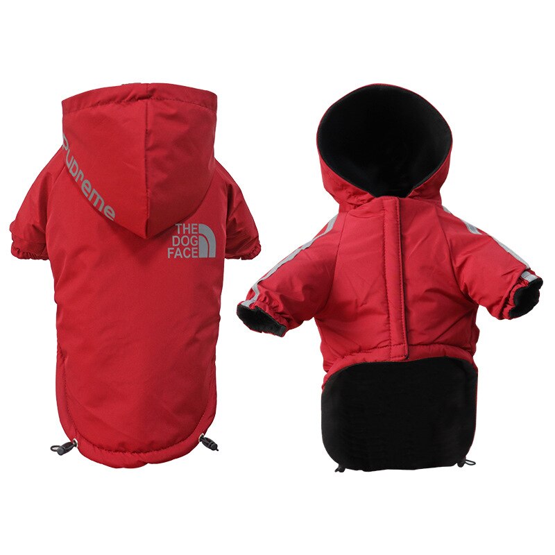 Ropa de invierno cálida para perros, chaquetas reflectantes a prueba de viento, ropa para mascotas pequeñas