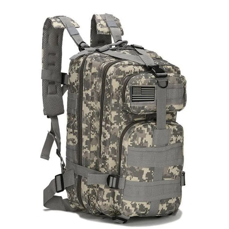 Mochila impermeable de nailon 1000D para senderismo, pesca y caza, 30 l/50 l, para exteriores