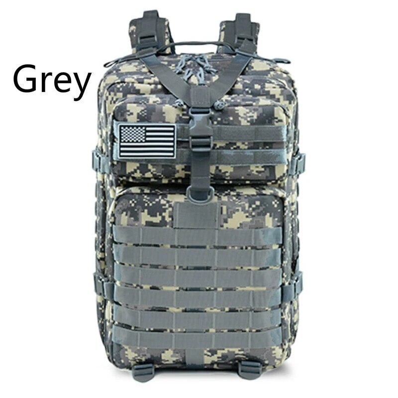 Mochila impermeable de nailon 1000D para senderismo, pesca y caza, 30 l/50 l, para exteriores