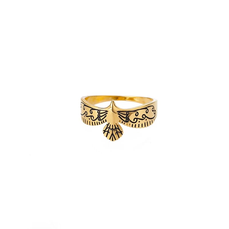 Jesus Cross Rings For Women Men Metal Golden Wide Large Adjustable Ring Vintage image 10