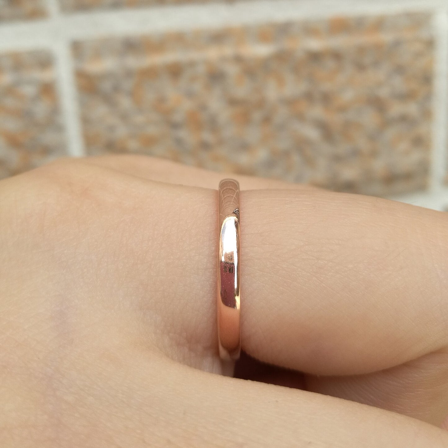 Newshe Rose Gold Color Fingers Ring For Women Solid 925 Sterling Silver image 5